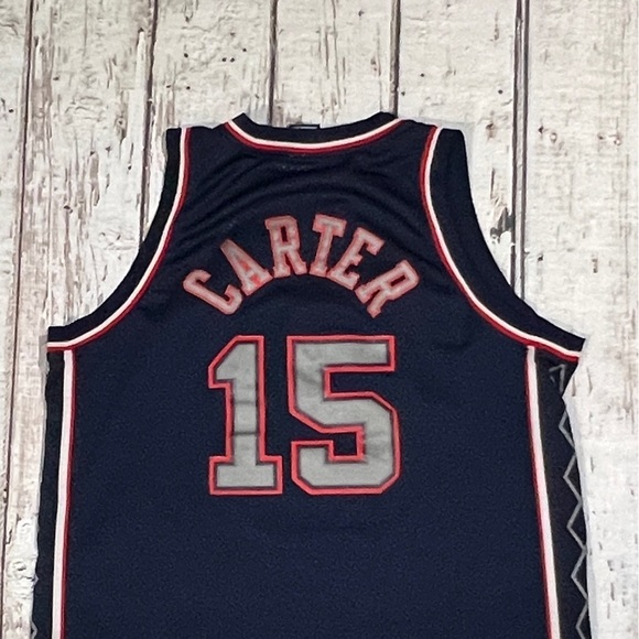Vince Carter New Jersey Nets NBA Basketball Reebok Stitched Sports Jersey - Picture 5 of 13